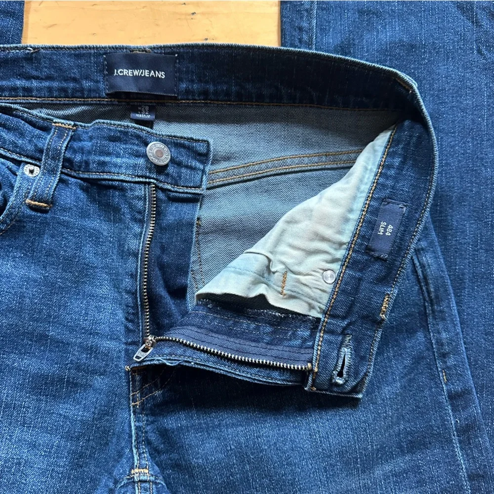 💜 J. Crew 484 Slim Blue Jeans (W28 L32)